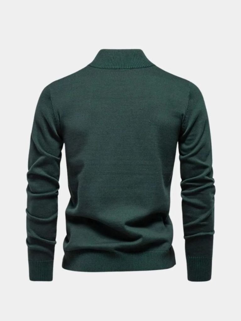 Maglione Essential a Mezzo Zip - Viretti