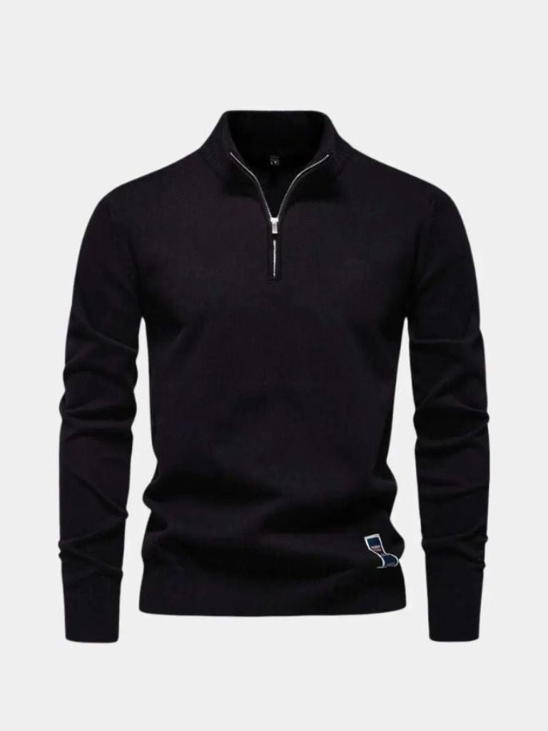 Maglione Essential a Mezzo Zip - Viretti