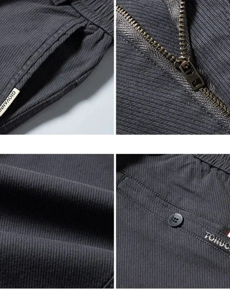 Pantaloni Dritti Elasticizzati Essenziali - Viretti