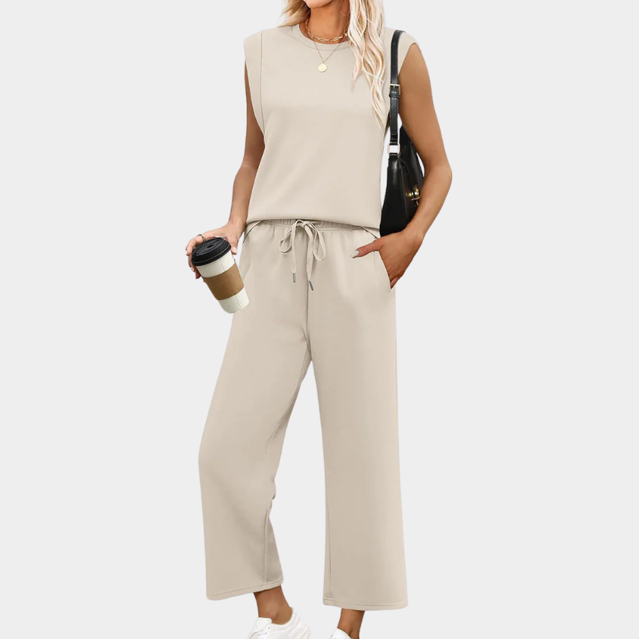 Ania | Coordinato due pezzi morbido artigianale