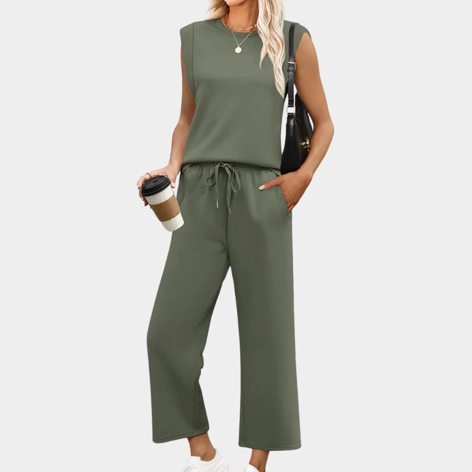 Ania | Coordinato due pezzi morbido artigianale