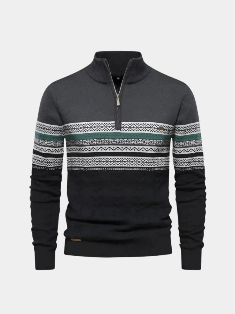 Maglione Pullover a Mezza Zip - Viretti