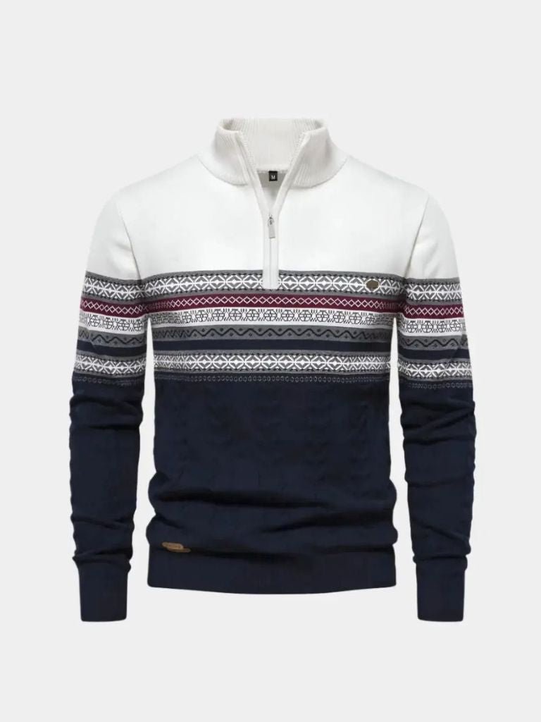 Maglione Pullover a Mezza Zip - Viretti