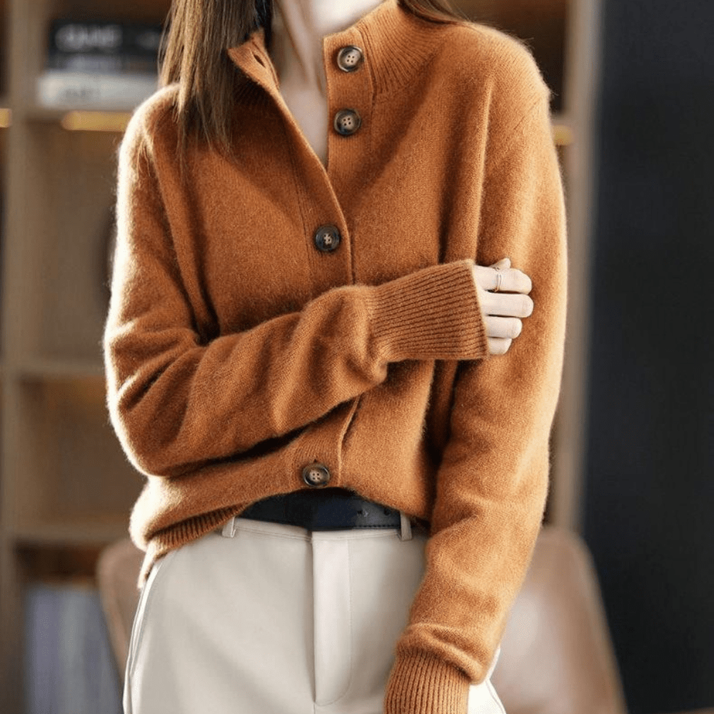 Annie™ | Gilet in Cashmere Lavorato a Maglia