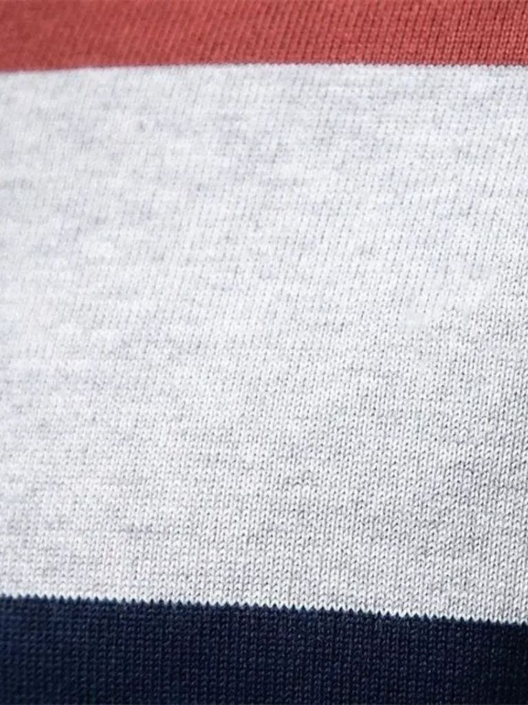 Maglione a Mezzo Zip Colorato - Viretti