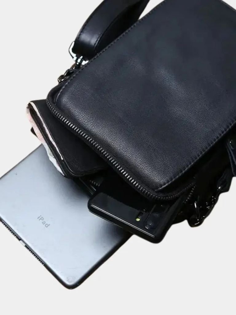 Borsa a Spalla in Pelle da Uomo - Viretti