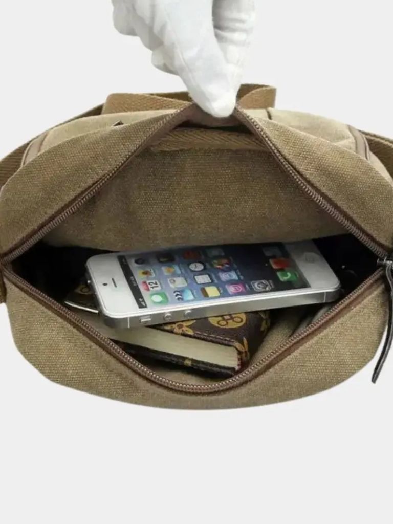 Borsa a Spalla Compatta da Uomo - Viretti