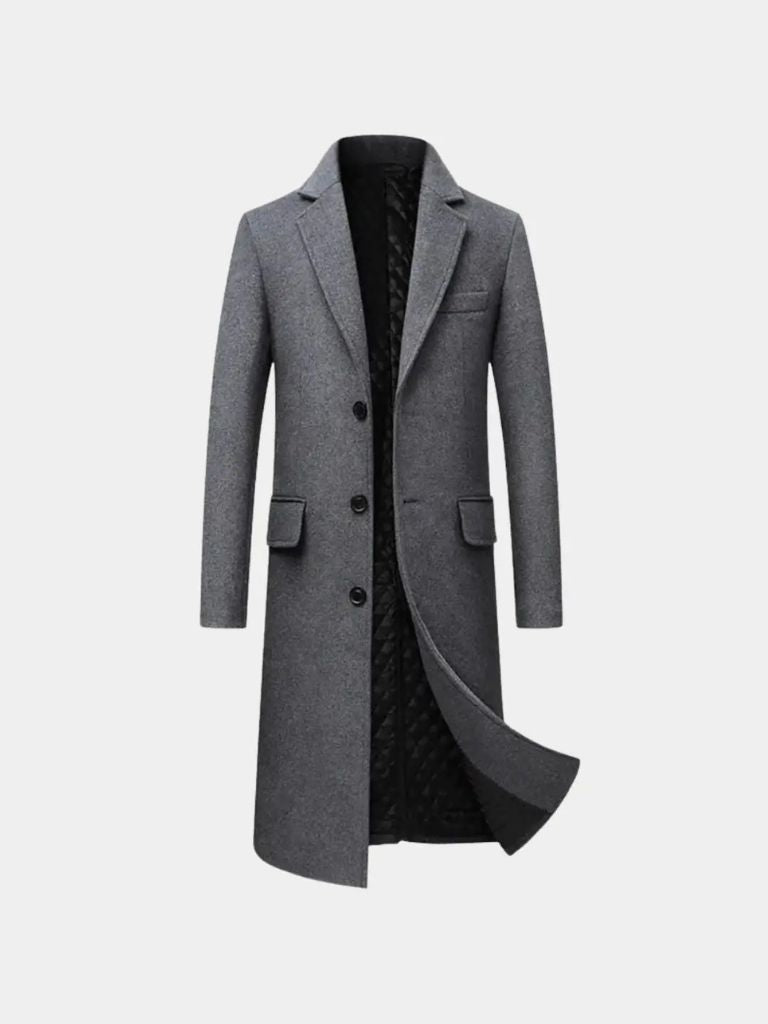 Cappotto Trench in Mistura di Lana per Uomo - Viretti