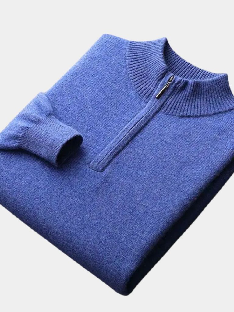 Maglione Merino Mezza Zip - Viretti