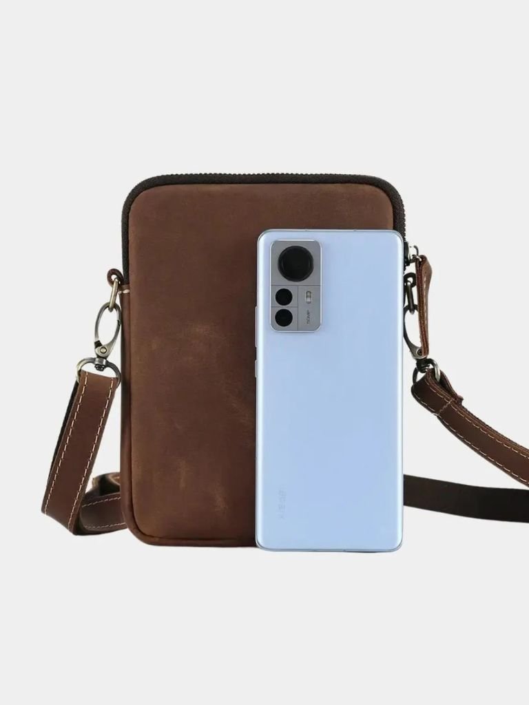 Borsa a Spalla Minimalista in Pelle - Viretti