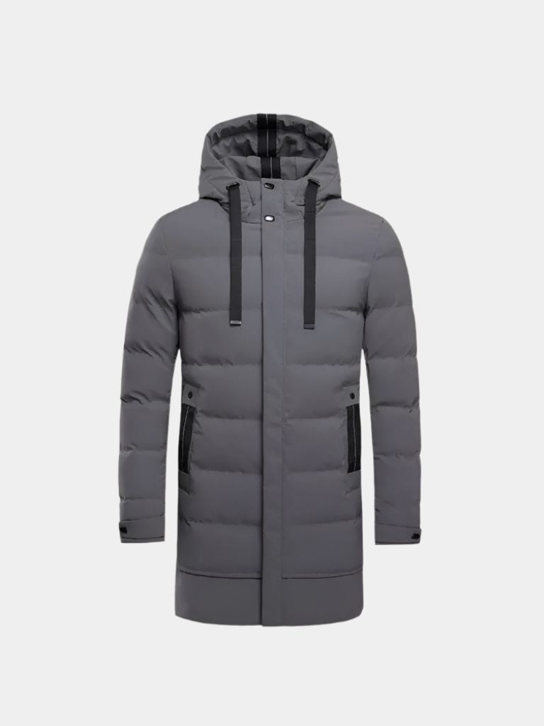Giacca Puffer Lunga Minimalista - Viretti