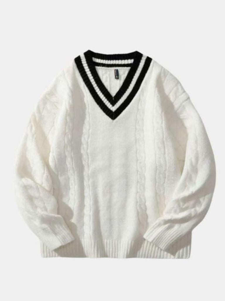 Maglione Minimalista a V - Viretti