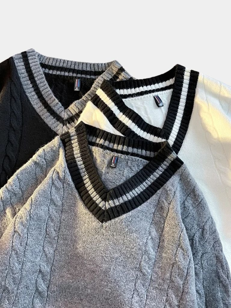 Maglione Minimalista a V - Viretti