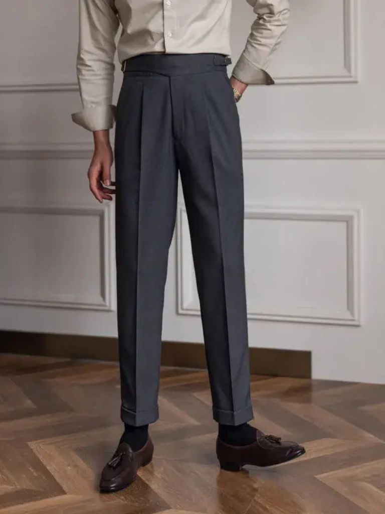 Pantaloni in Stile Vintage Britannico - Viretti
