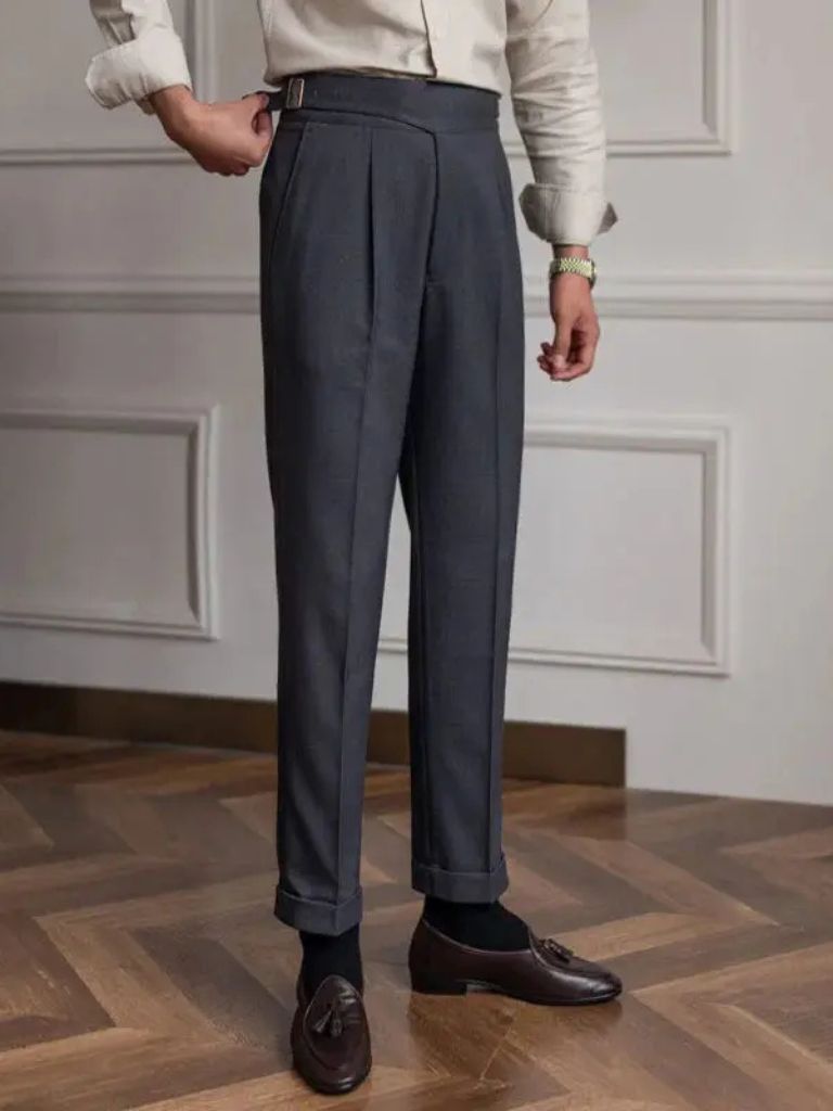 Pantaloni in Stile Vintage Britannico - Viretti