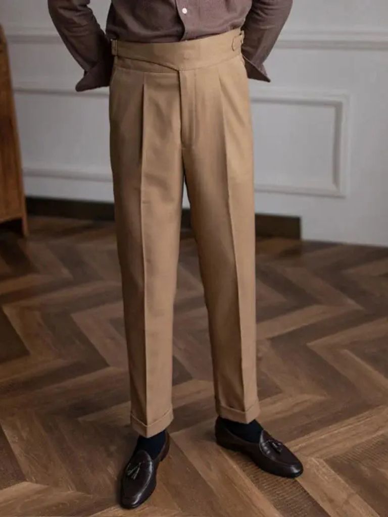 Pantaloni in Stile Vintage Britannico - Viretti